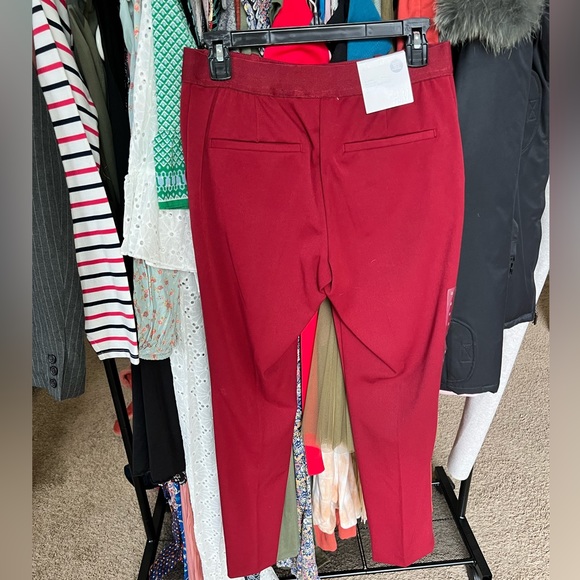 BRAND NEW H&M Red Business Casual Pants - Picture 2 of 4